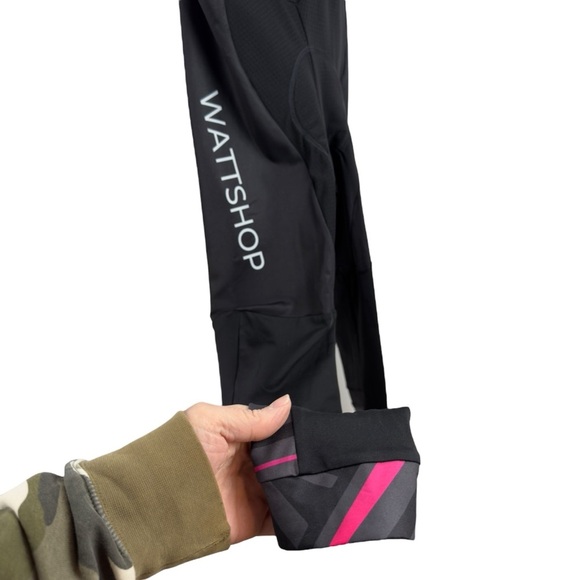 New Huub Core Thermal Cycling Bib Tights Leggings Black Mens Size Medium Padded - Picture 6 of 16